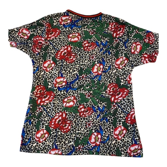 Fresh Prints of Bél-Air floral leopard print tshirt. Sz M - Picture 7 of 15